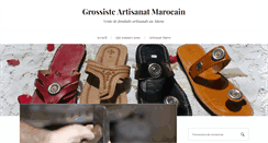 Desktop Screenshot of grossiste-artisanat-marocain.com