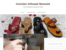 Tablet Screenshot of grossiste-artisanat-marocain.com